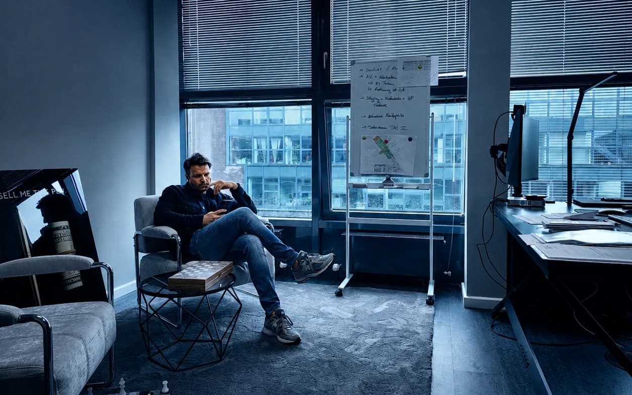 Eytan Halfin in seinem Büro